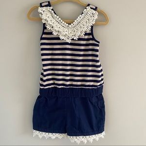 2T Crocheted Lace Romper